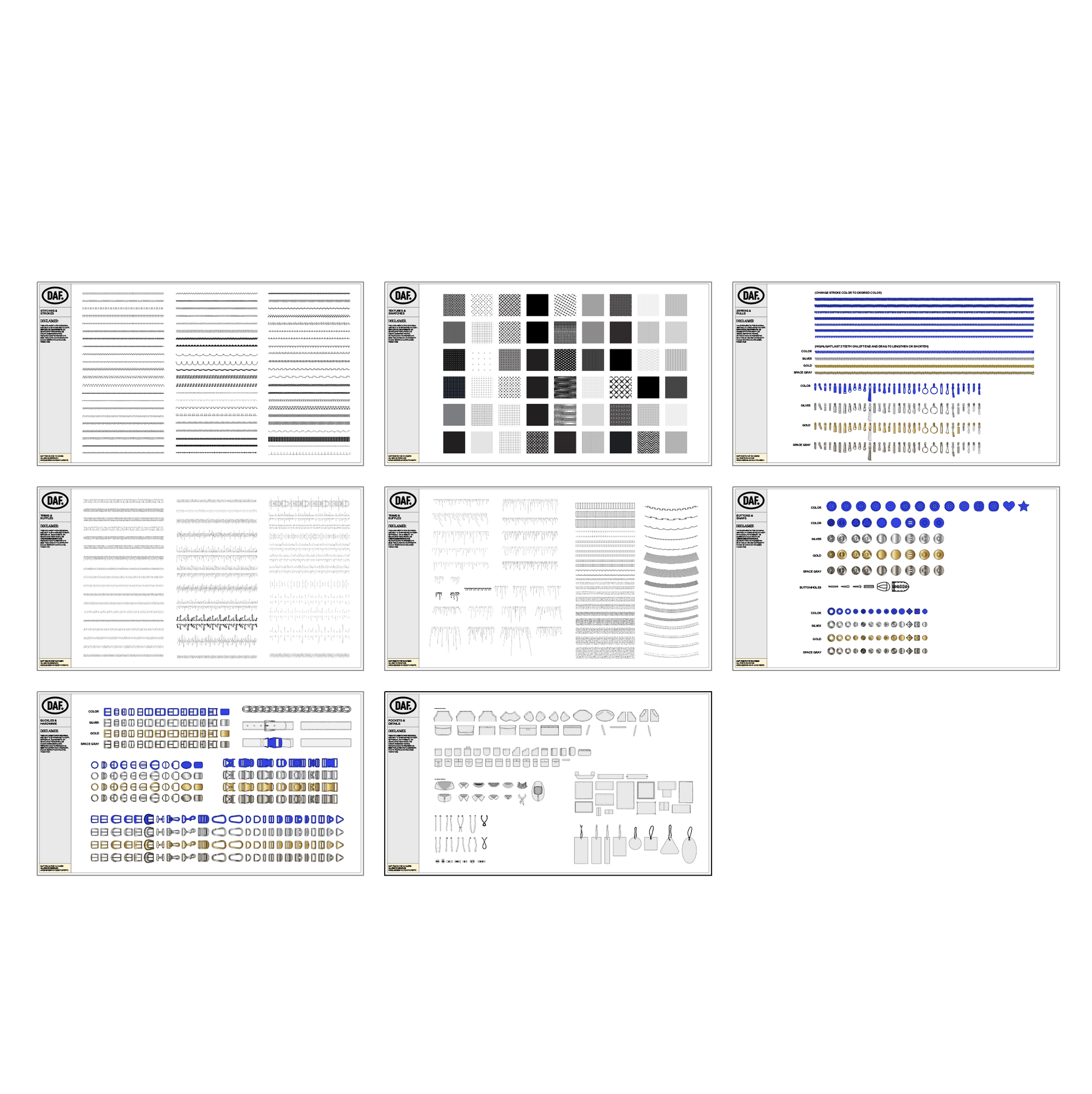 Fashion Design Tool Pack