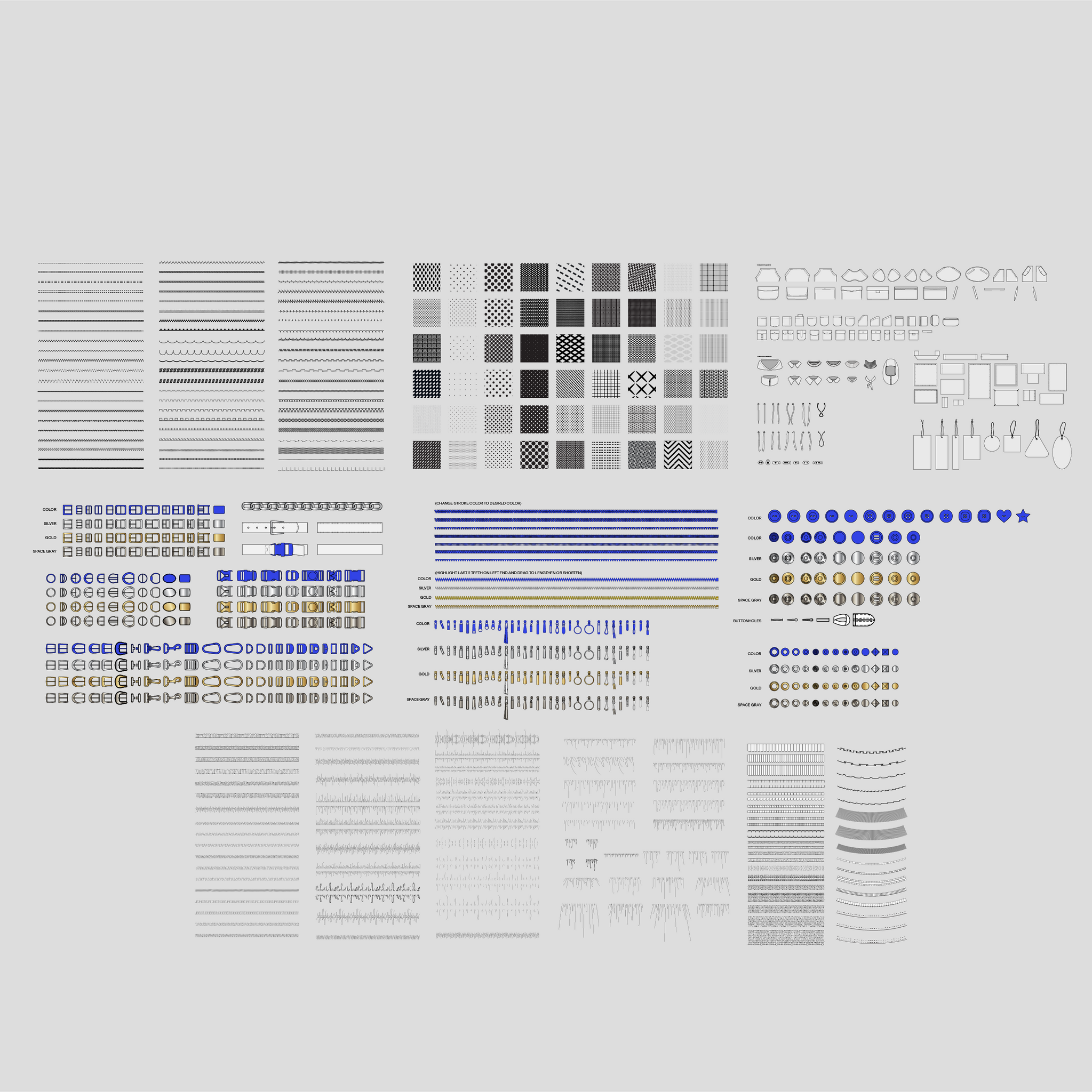Fashion Design Tool Pack
