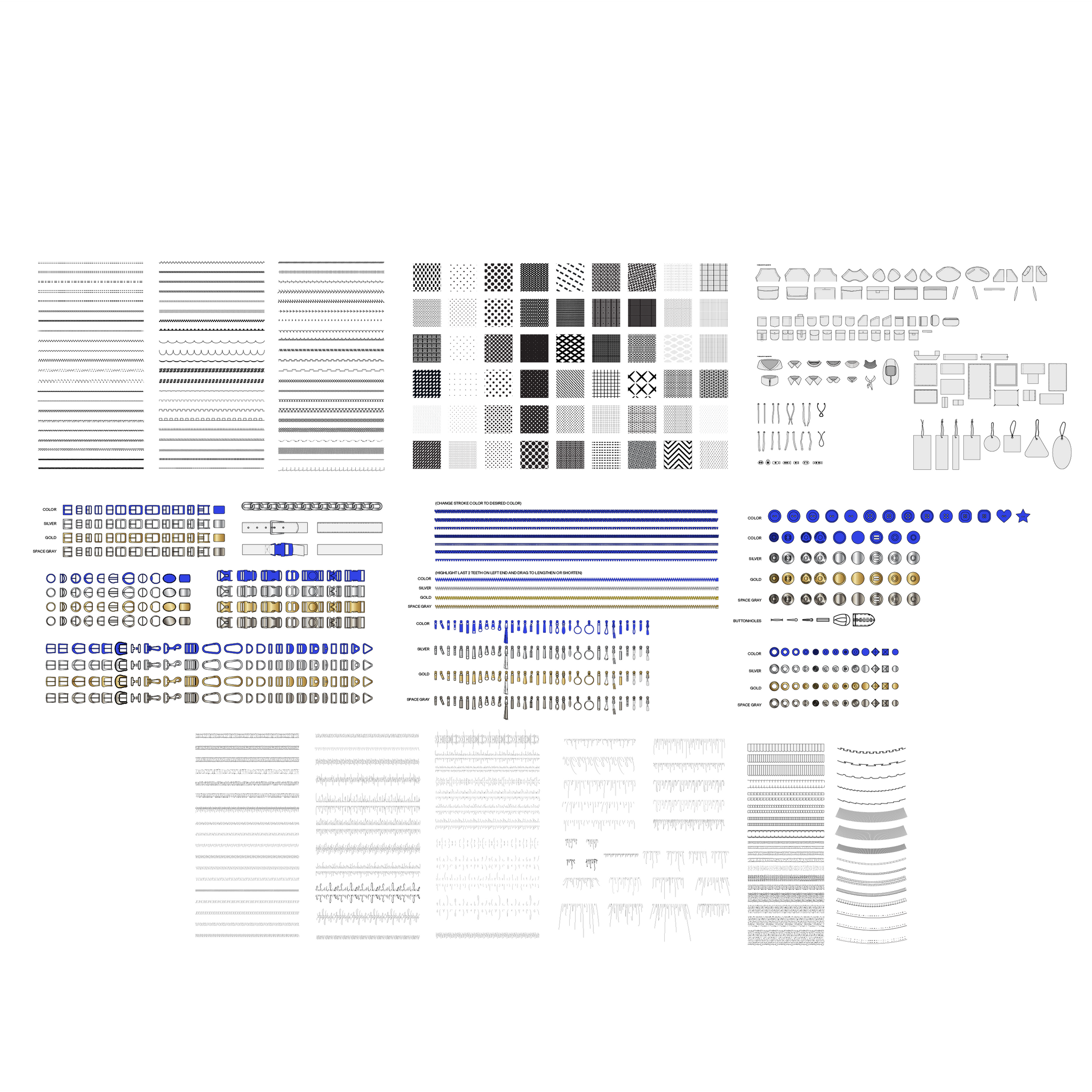 Fashion Design Tool Pack